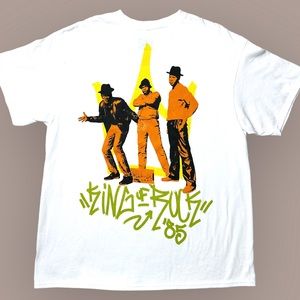 NWOT RUN DMC Official King Of Rock 85’ Graphic T-Shirt White Men’s XL